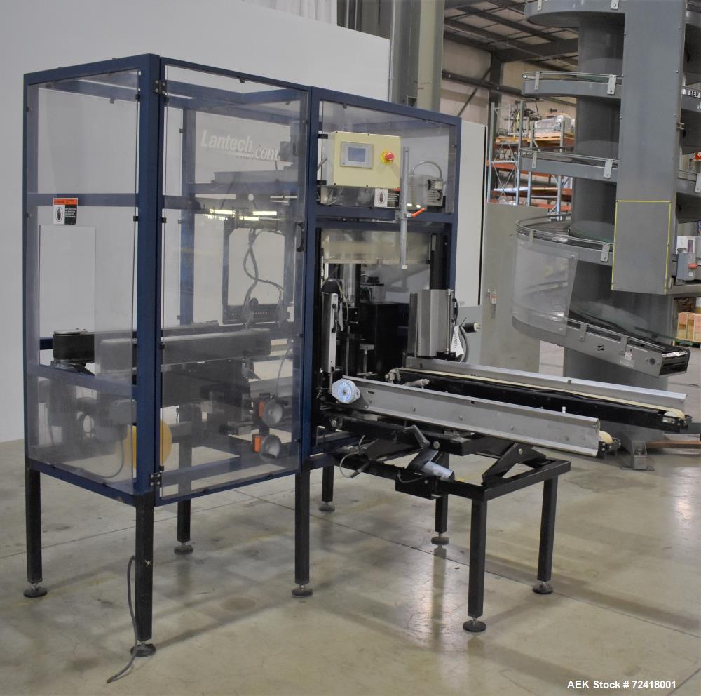 Used Lantech C1000 Automatic Case Erector and Bottom Case Sealer